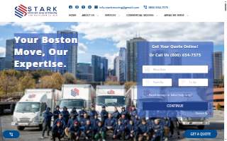 Stark Moving & Storage website
