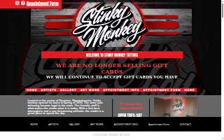 Stinky Monkey Tattoos of Duxbury website