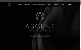 Ascent Laser Aesthetics website