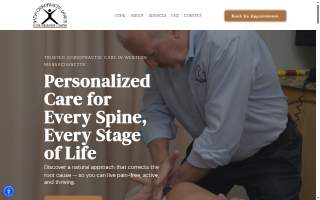Bazin Chiropractic Office of East Longmeadow website