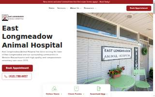 East Longmeadow Animal Hospital website