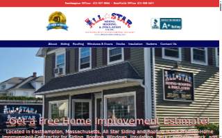 ALL Star Insulation & Siding website