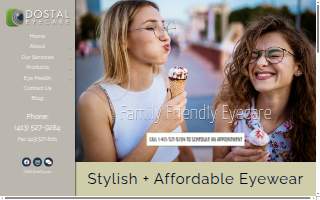 Dostal Eyecare website