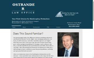Ostrander Law Office website