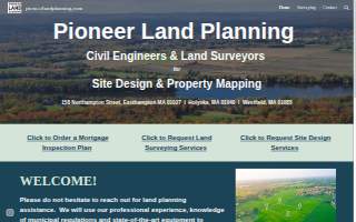 Pioneer Land Planning, LLC of Easthampton website