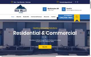 Rock Valley HVAC, Inc. website