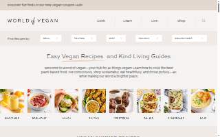 Vegan Pizza Land website