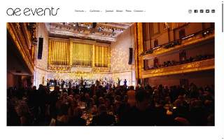 AE Events of Easton website