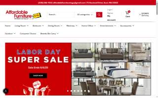 Affordable Furniture To Go of Easton website