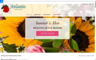 Atlantis Flowers & Gifts website