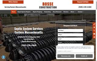 Bosse Construction website
