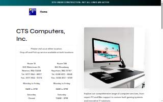 CTS Computers of Easton website