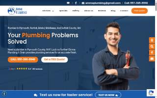Emma Plumbing and Drain Services website