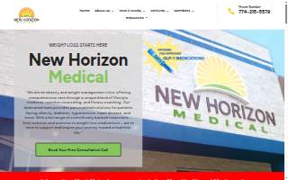 New Horizon Medical of Easton website