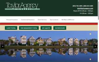 Taylor Agency of James Island website