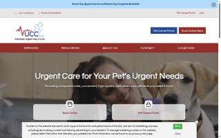 Veterinary Urgent Care Center - Easton website