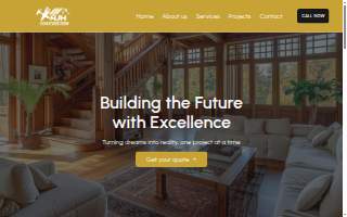 AJH Construction Ma website