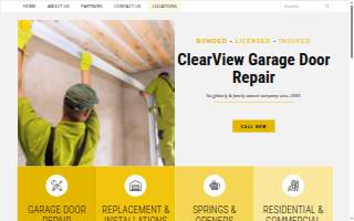 ClearView Garage Door Repair of Everett website