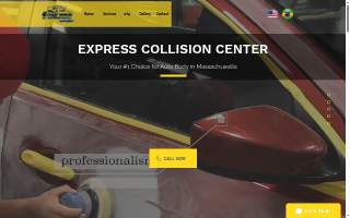 Express Collision Center website