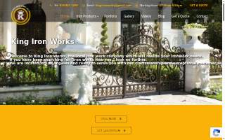 King Iron Works website