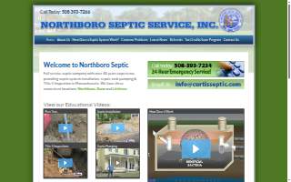 Northboro / Curtis Septic Service of Everett website