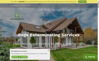 Page Exterminating Services, Inc. (Boston) website
