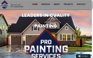 Pro Painting Services website