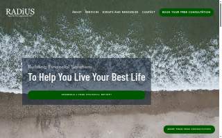 Radius Wealth Management & Financial Advisor of Everett website