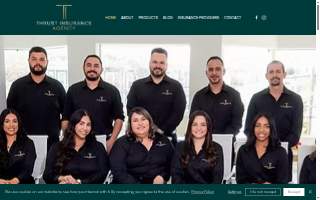 Thrust Insurance Agency - Everett website