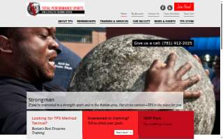 Total Performance Sports of Everett website