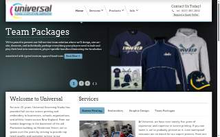 Universal Screening Studio website