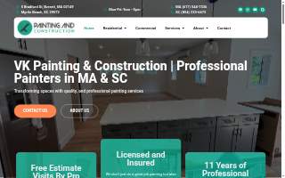 VK Painting Services website