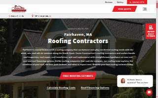 Couto Construction of Fairhaven website