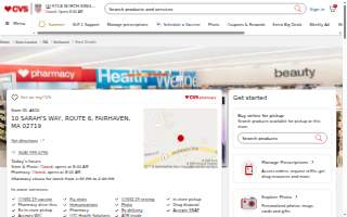 CVS of Fairhaven website