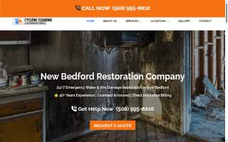 Cyclone Cleaning Services website