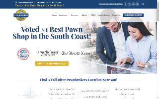 Fall River Pawn Brokers website