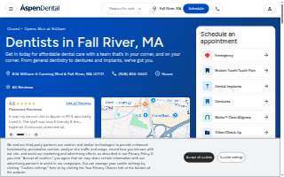 Aspen Dental - Fall River website