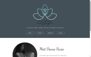 Bella Donna Massage website