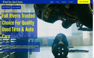 BP Used Tires, Sales & Service website