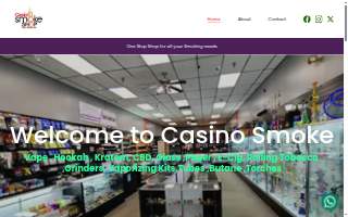 Casino Smoke Shop website
