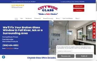 Citywide Glass website