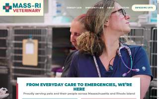 Mass-RI Veterinary ER of Fall River website