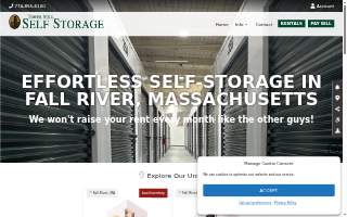 Tower Mill Self Storage website