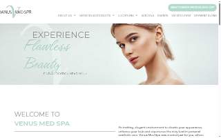 Venus Nails & Spa website