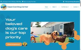 Cape Cod Dog Center website