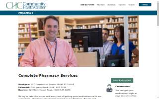 Community Health Center - Falmouth Retail Pharmacy website