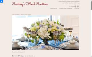 Courtney's Floral Creations website