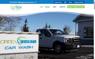 Green Ocean Car Wash website