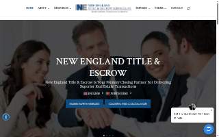 New England Title & Escrow Services, PC of Fall River website