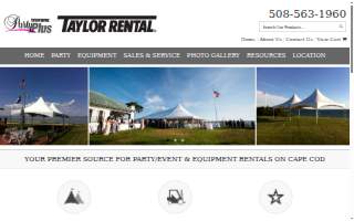 Taylor Rental website